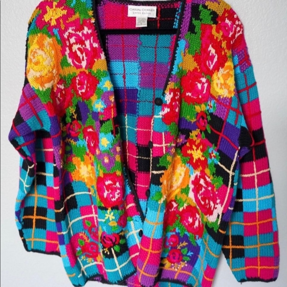 Vintage Chunky Knit Cardigan